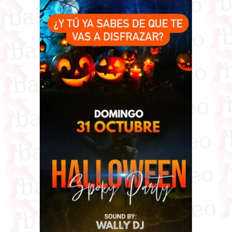 Bailoteo Fiesta Halloween Dj Wally en Sala Havana