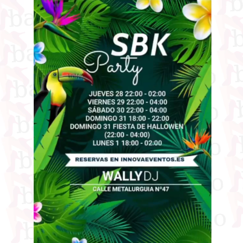 Bailoteo Party SBK Wally Dj en Sala Havana