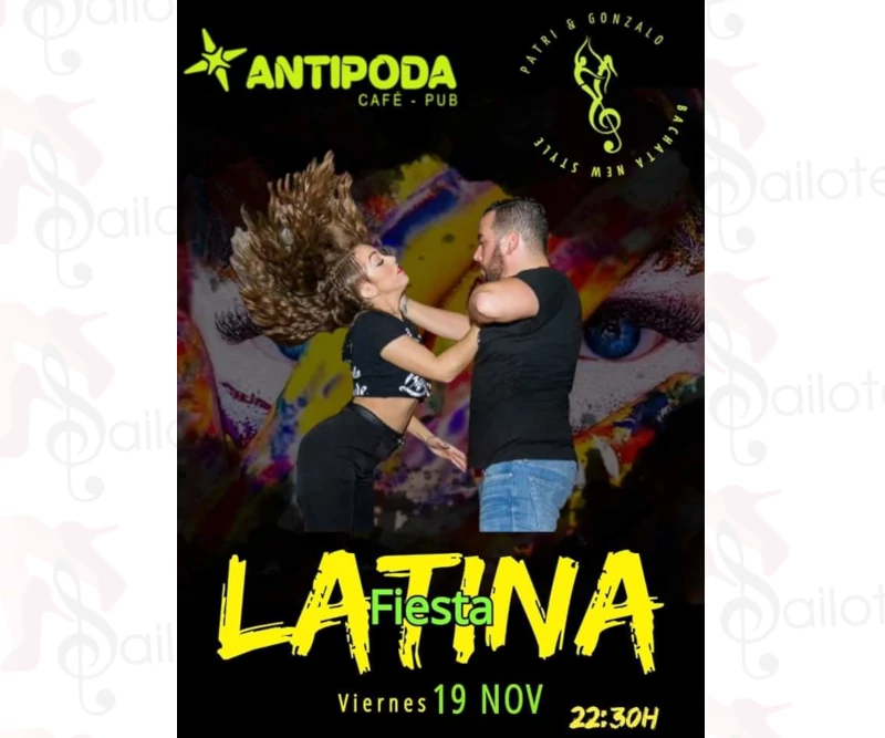 Bailoteo Fiesta Latina en Antípoda Café