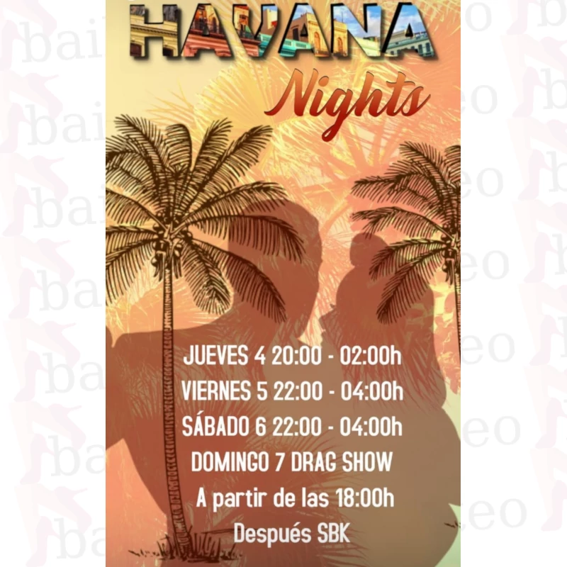 Bailoteo Havana Nights SBK en Sala Havana
