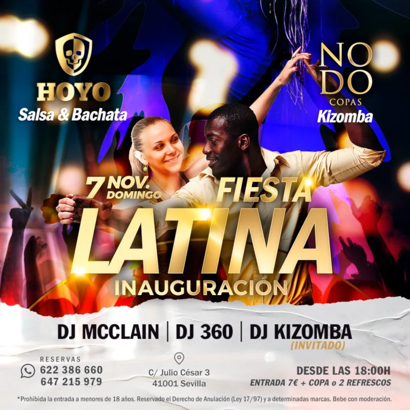 Bailoteo Fiesta Latina Salsa & Bachata & Kizomba Dj McClain Dj 360 y Dj Kizomba