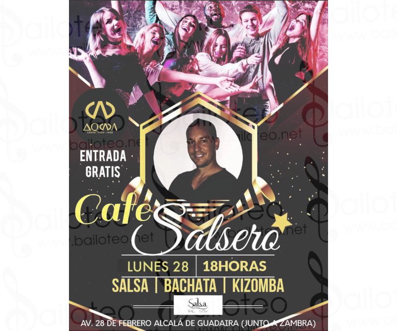 Bailoteo Café Salsero SBK con Raul Rivero el Lunes 28 de Febrero 2022