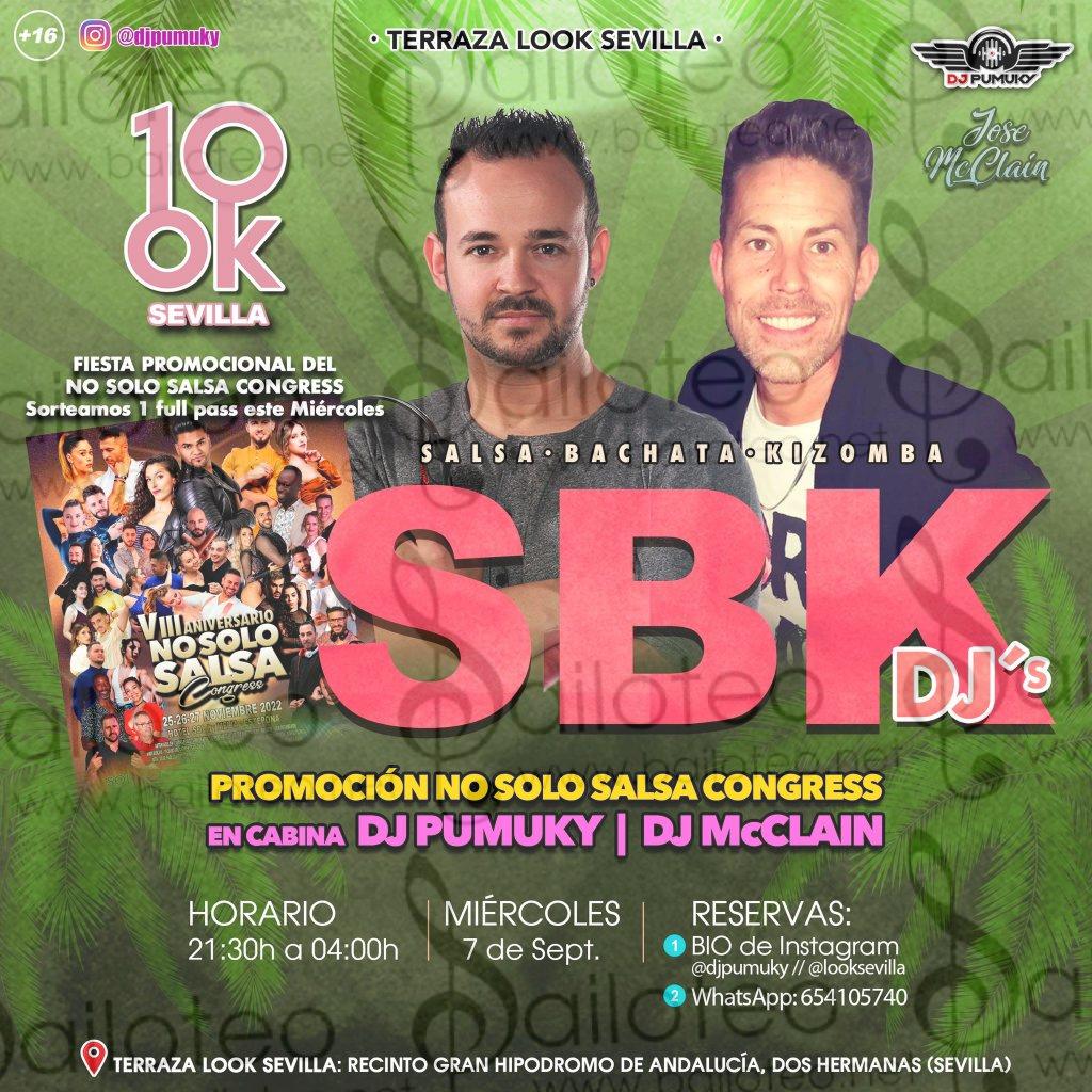 Bailoteo Fiesta SBK en Look el miércoles 7 de Septiembre 2022