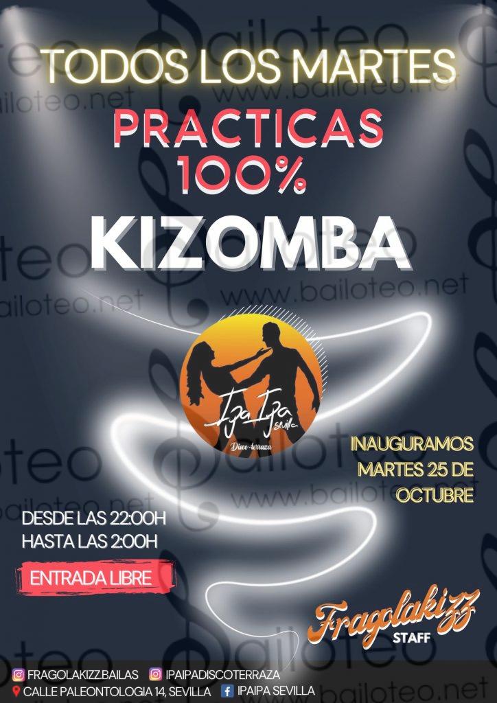 Bailoteo Practica Kizomba en Fragolakizz el Martes 25 de Octubre 2022