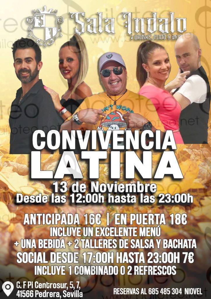 Bailoteo Convivencia Latina en Sala Indalo el Domingo 13 de Noviembre 2022
