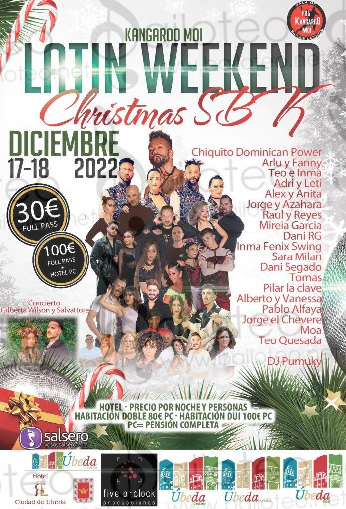 Bailoteo Latin Weekend Christmas SBK desde el 17 al 18 de Diciembre 2022