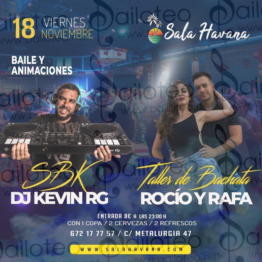 Bailoteo Fiesta SBK y taller bachata en Sala Havana el Viernes 18 de Noviembre 2022