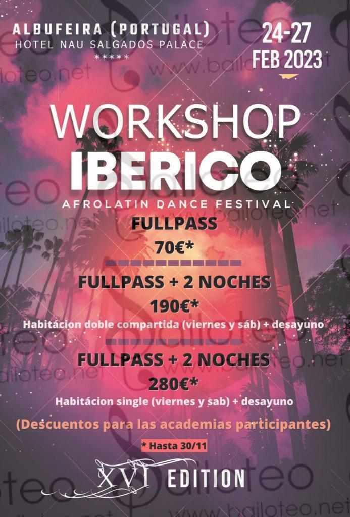 Bailoteo Workshop Iberico en Albufeira desde el 24 al 27 de Febrero 2023