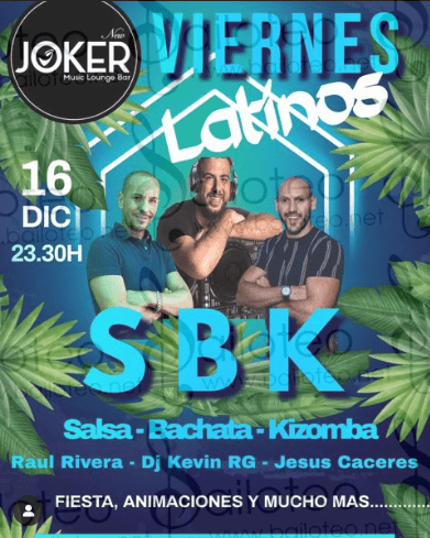 Bailoteo Viernes Latinos SBK en Joker el 16 de Diciembre 2022