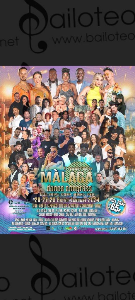 Bailoteo Málaga Dance Congress 26, 27 y 28 Enero 2024