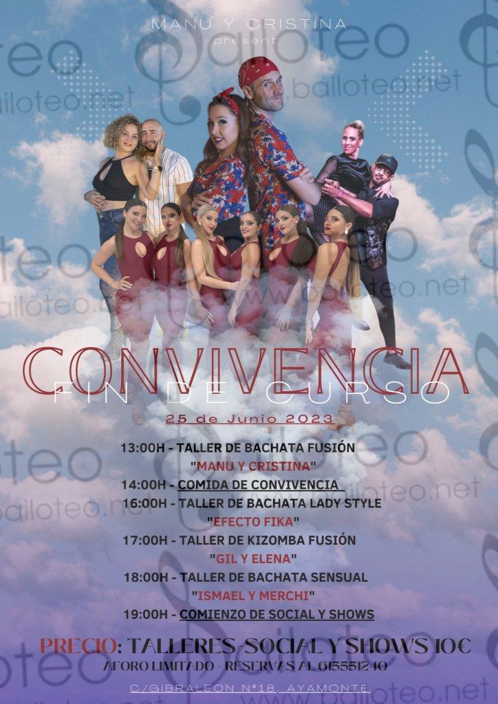 Bailoteo Convivencia Fin de Curso Manu y Cristina Domingo 25 Junio en Ayamonte