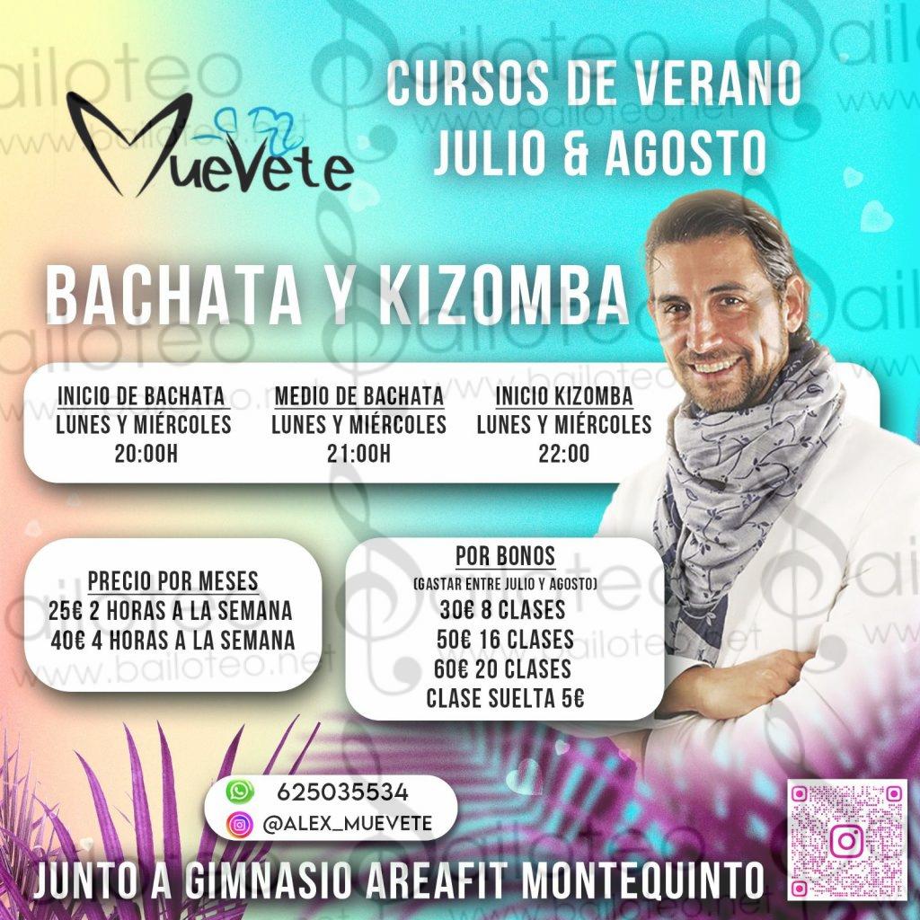 Bailoteo Cursos de verano Bachata y Kizomba en los meses Julio y Agosto por Alex Muevete en Montequinto