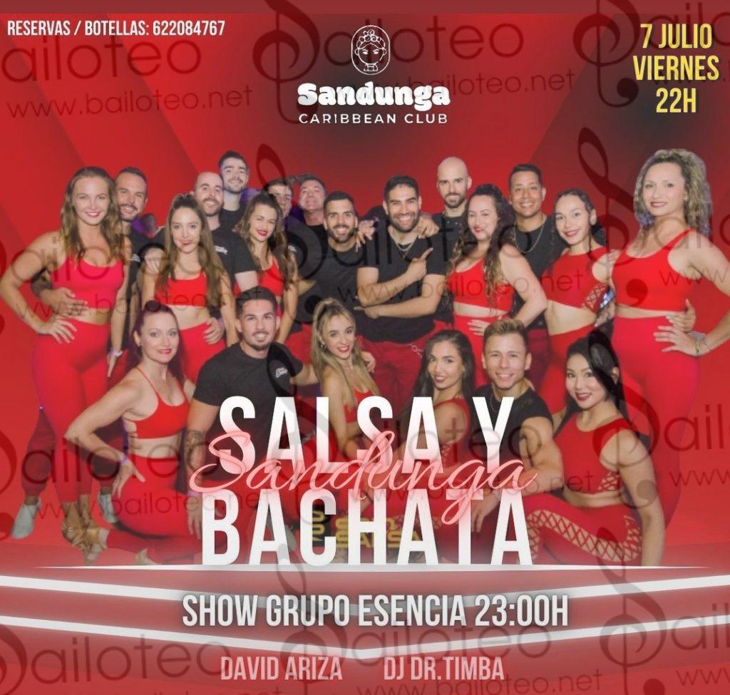 Bailoteo Salsa y bachata Viernes 7 Julio en Sandunga Malaga