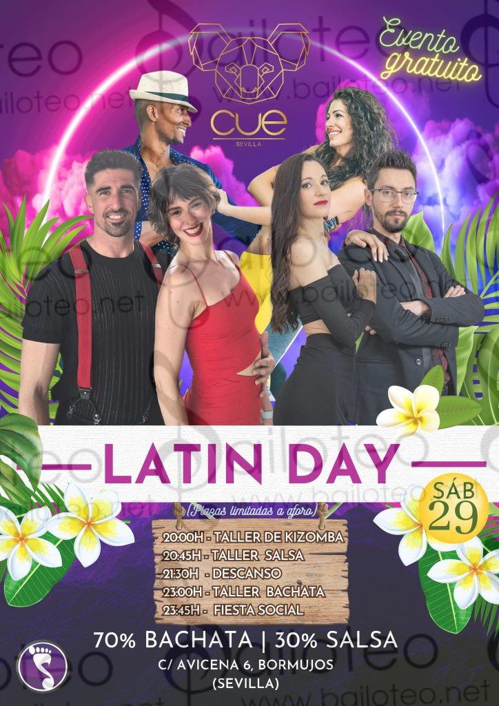 Bailoteo Latín day Sábado 29 Julio en CUE con talleres gratuitos de bachata, salsa y kizomba
