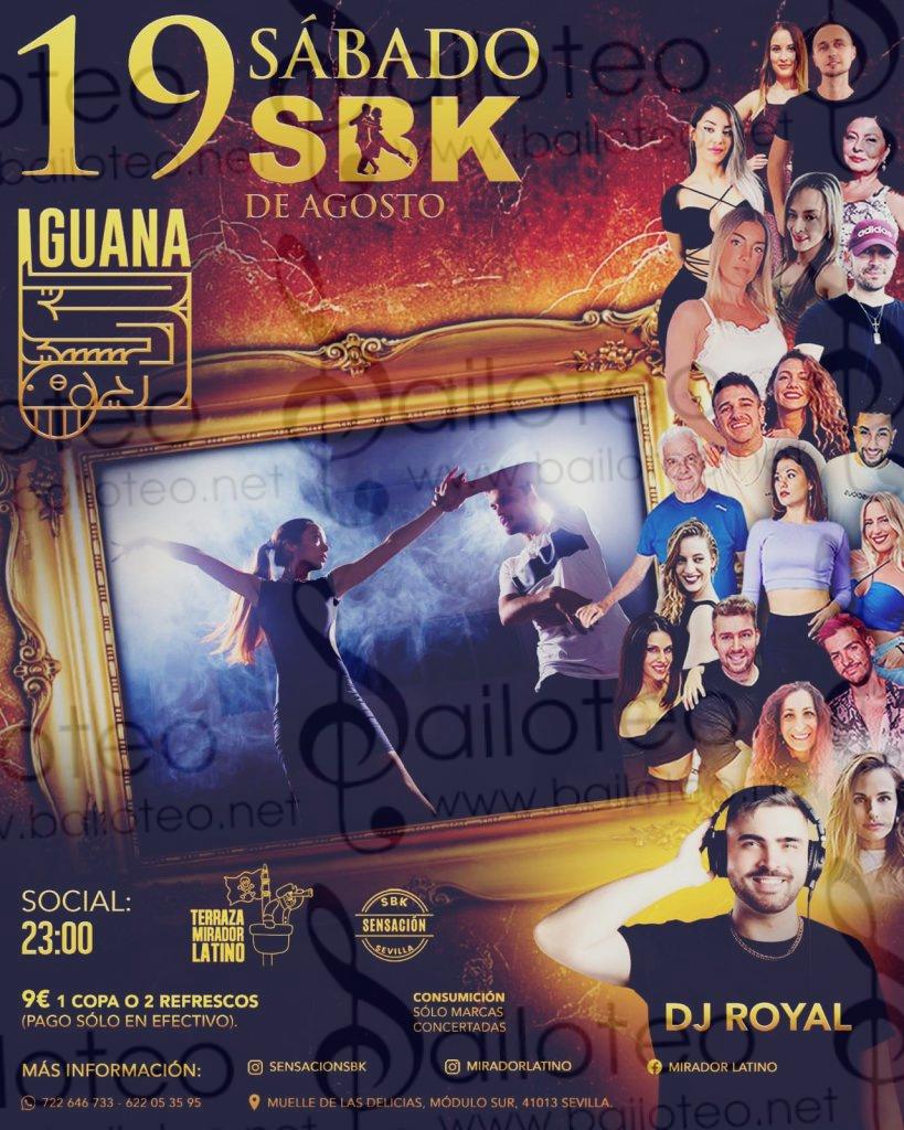 Bailoteo Sensación SBK Sábado 19 Agosto en terraza Iguana con DJ Royal
