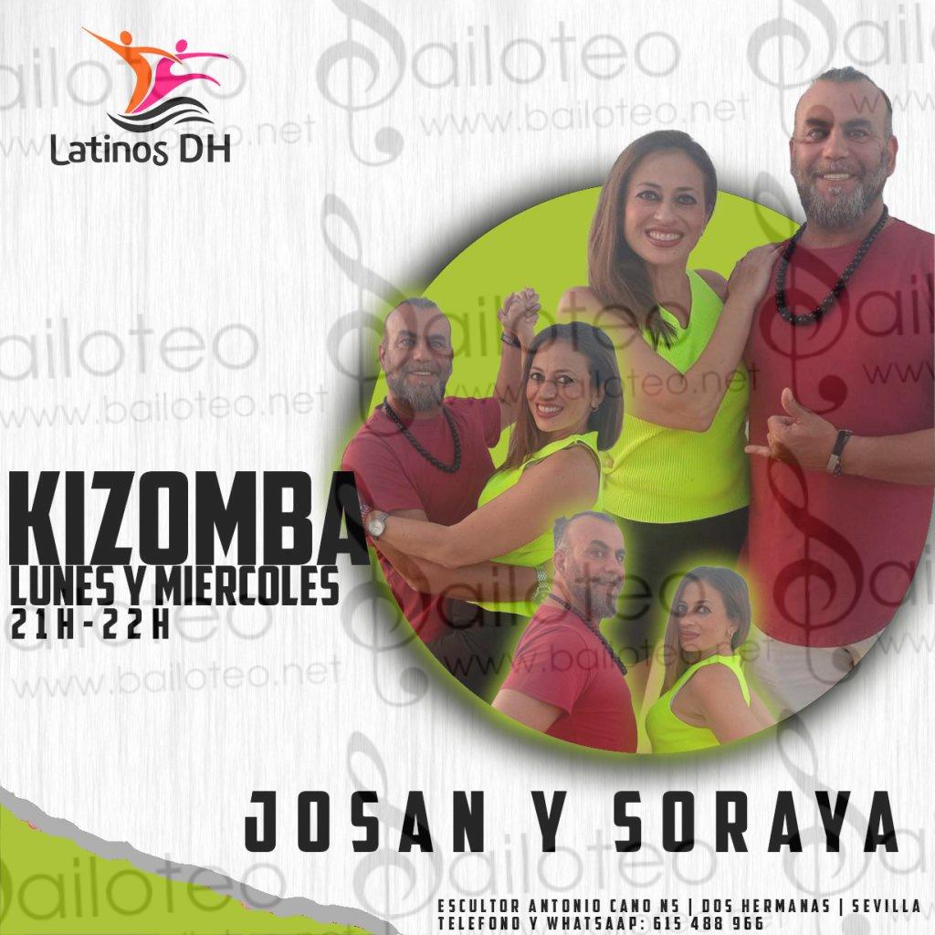 Bailoteo Clases de Kizomba en latinos DH con Josan y Soraya