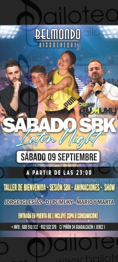 Bailoteo Latín Night Sábado 9 Septiembre en discotheque Belmondo en Jerez con Deejay Pumuky