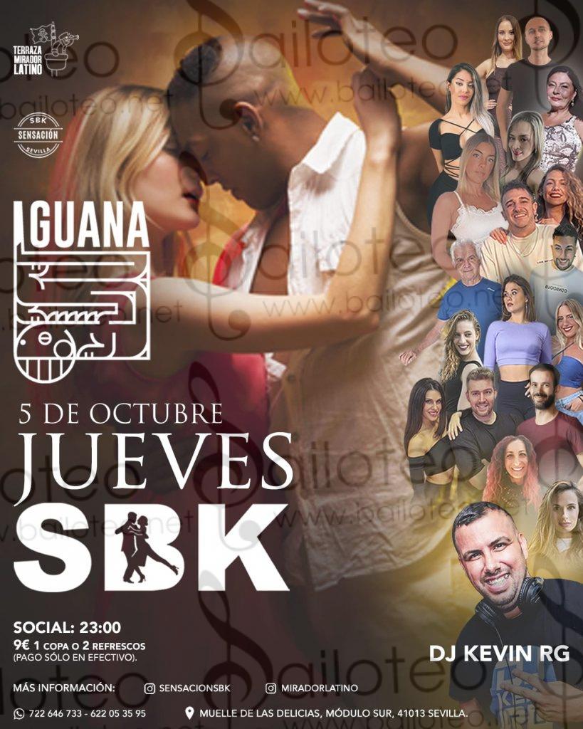 Bailoteo Sensación SBK Jueves 5 Octubre en terraza Iguana con DJ Kevin RG