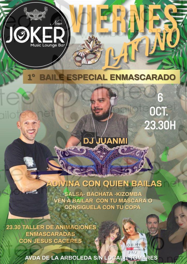Bailoteo Viernes Latino enmascarado 6 Octubre en Joker con DJ Juanmi