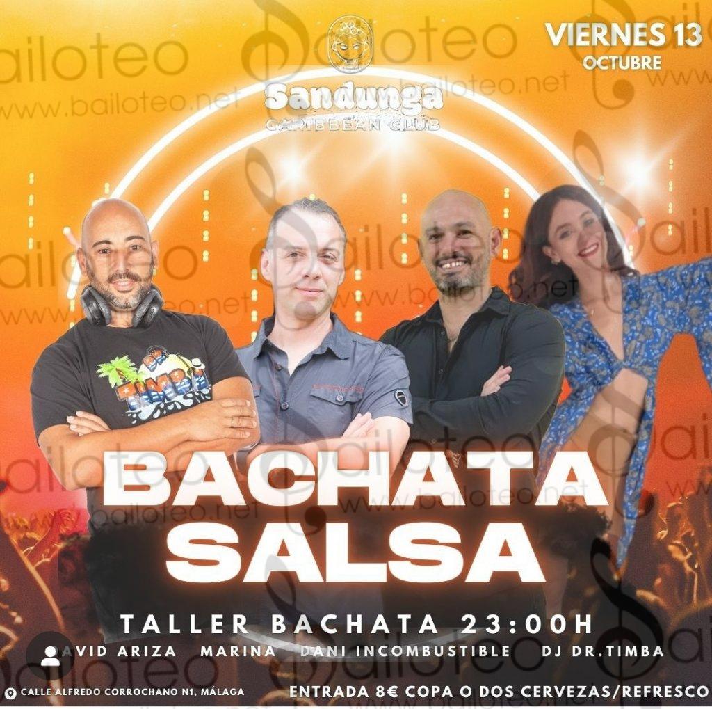 Bailoteo Fiesta SBK 13 Octubre en Sandunga Caribbean club con taller de bachata