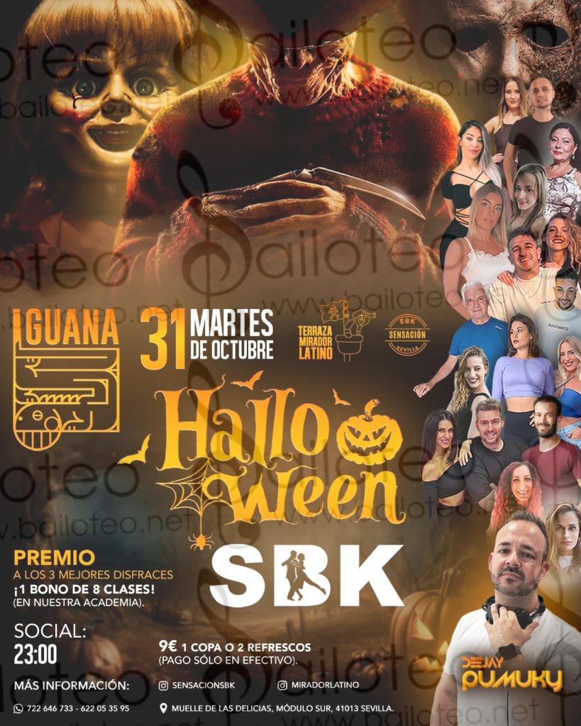 Bailoteo Sensación SBK Halloween Martes 31 Octubre en terraza Iguana con DJ Pumuky