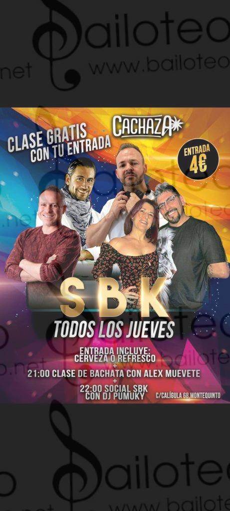 Bailoteo Fiesta SBK Jueves 9 Noviembre en sala Cachaza con Deejay Pumuky