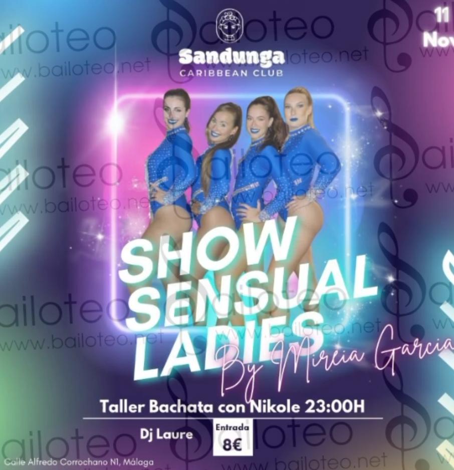 Bailoteo Fiesta SBK Sábado 11 Noviembre en Sandunga Caribbean club con Show Sensual ladies by Mireia García a