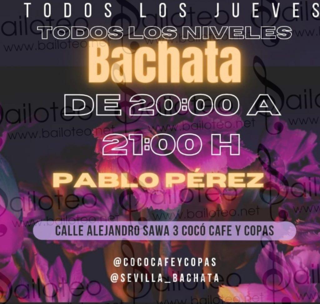 Bailoteo Clase de bachata todos los jueves en COCO café y copas con Pablo Perez