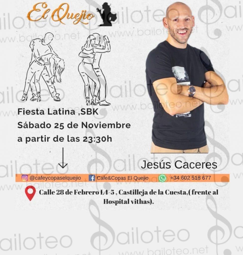 Bailoteo Fiesta SBK Sábado 25 Noviembre en café y copas El Quejio con Jesús Caceres