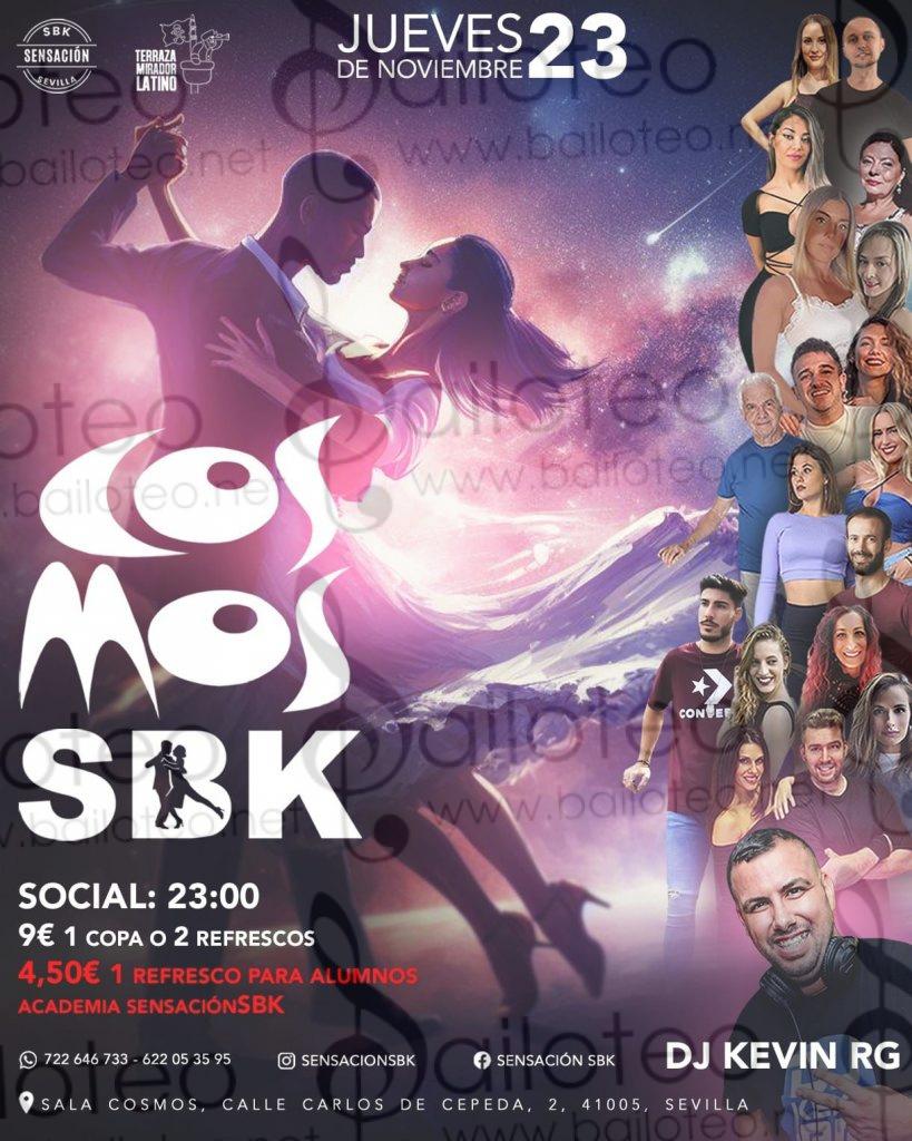 Bailoteo Sensación SBK Jueves 23 en sala Cosmos con DJ Kevin RG