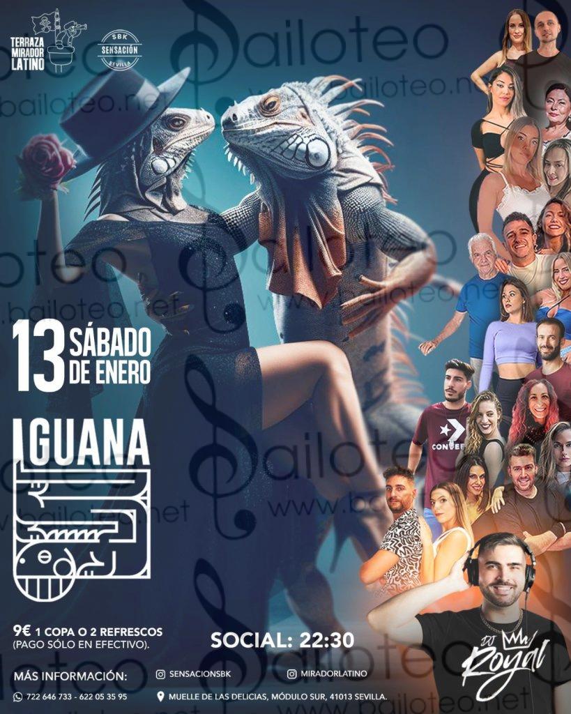 Bailoteo Sensación SBK sábado 13 Enero en terraza Iguana con DJ Royal