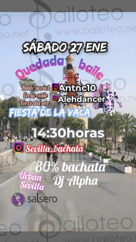 Bailoteo Urban Sevilla Sábado 27 Enero en la torre del oro con DJ Alpha