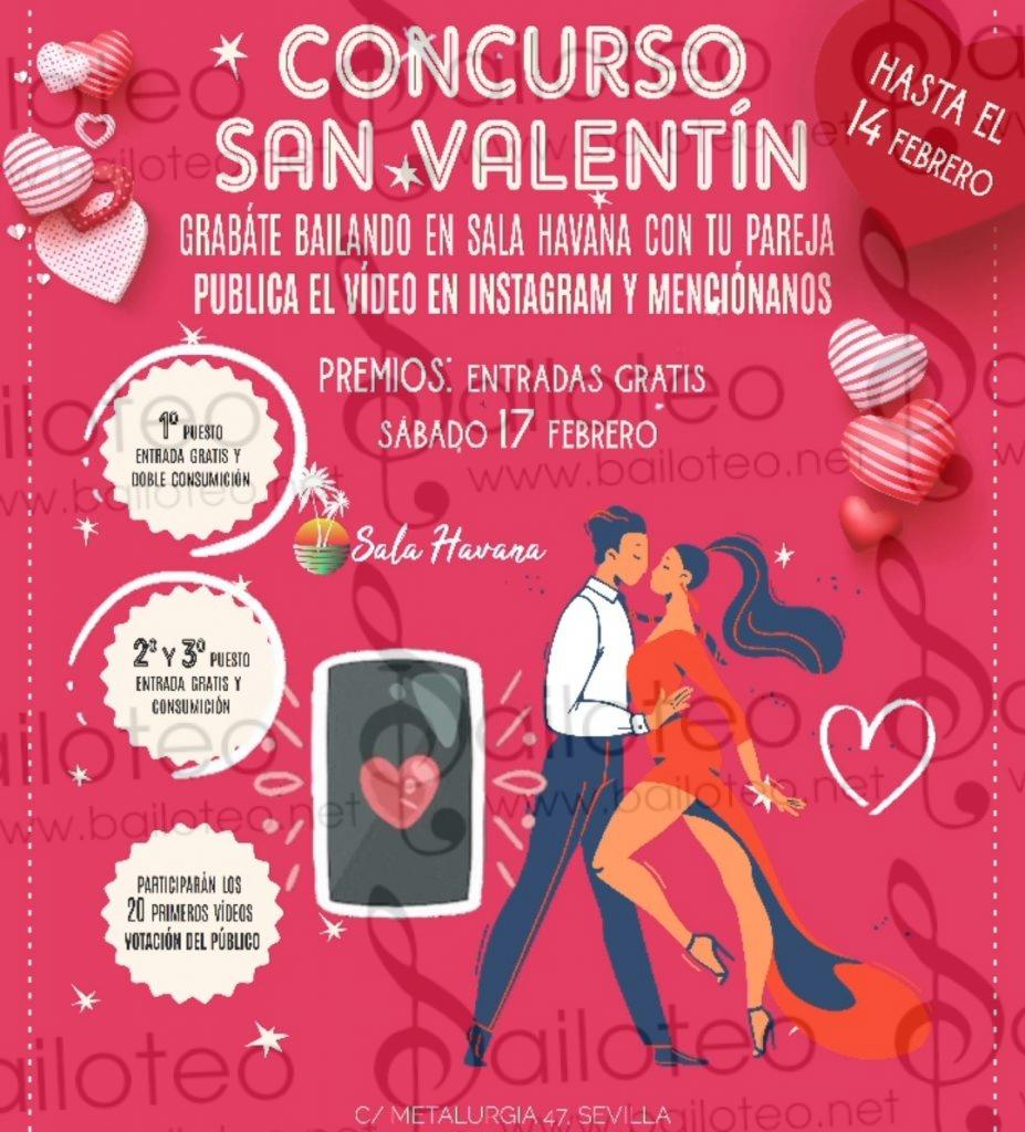 Bailoteo Concurso San Valentín en sala Havana hasta el 14 Febrero
