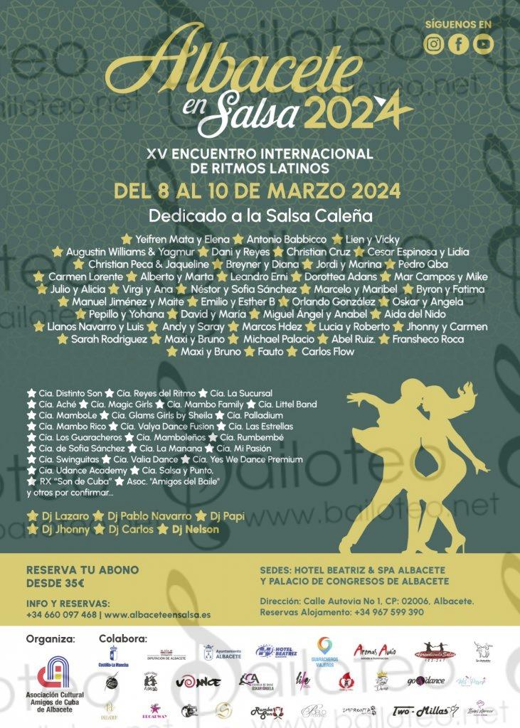 Bailoteo XV Encuentro Internacional de Ritmos Latinos "ALBACETE EN SALSA 2024"
