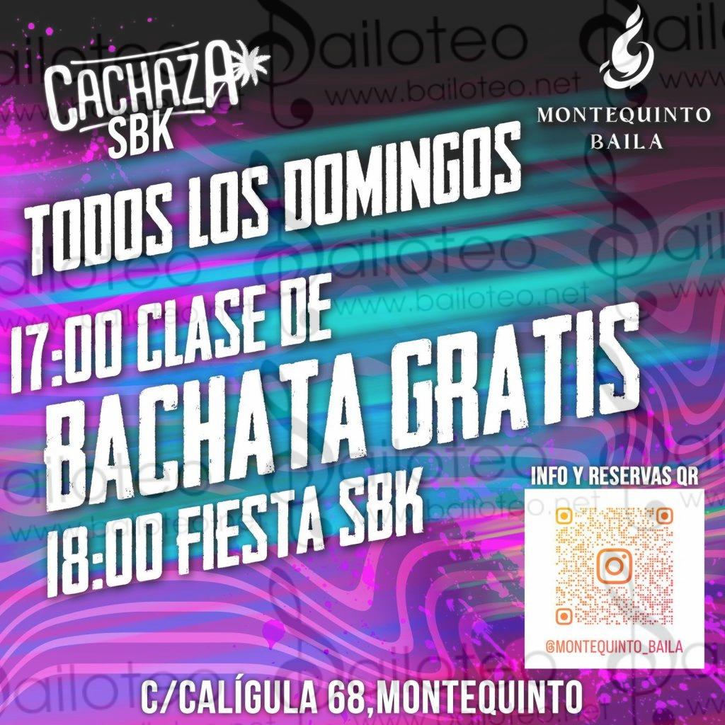 Bailoteo Fiesta SBK Domingo 11 Febrero en sala Cachaza con taller de bachata gratis