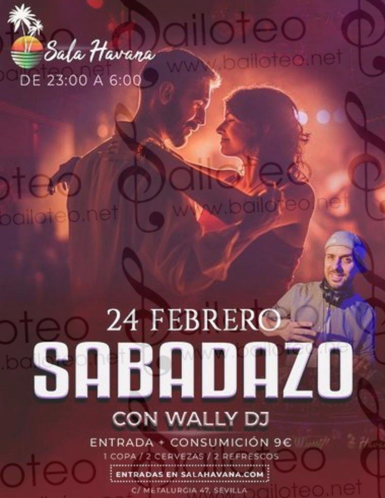 Bailoteo Sábadazo SBK 24 Febrero en sala Havana con DJ wally