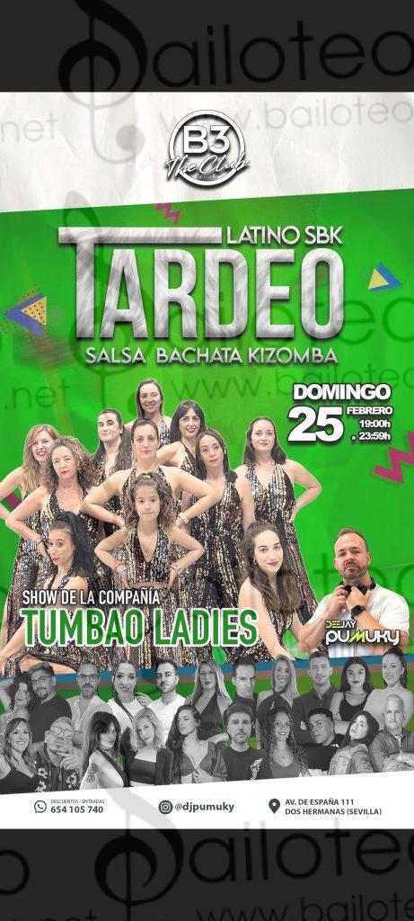 Bailoteo Tardeo SBK Domingo 25 Febrero en discoteca B3 con show de la compañía tumbado ladies